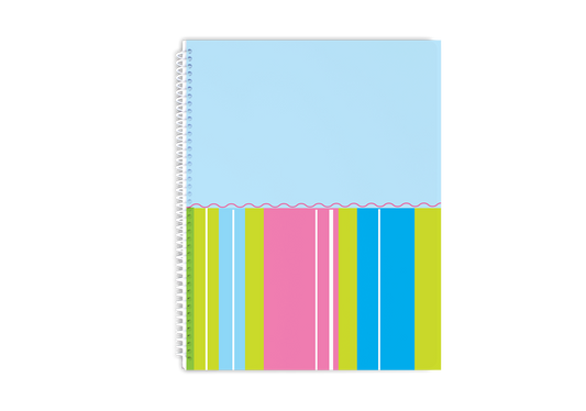 Floating Stripes Notebook