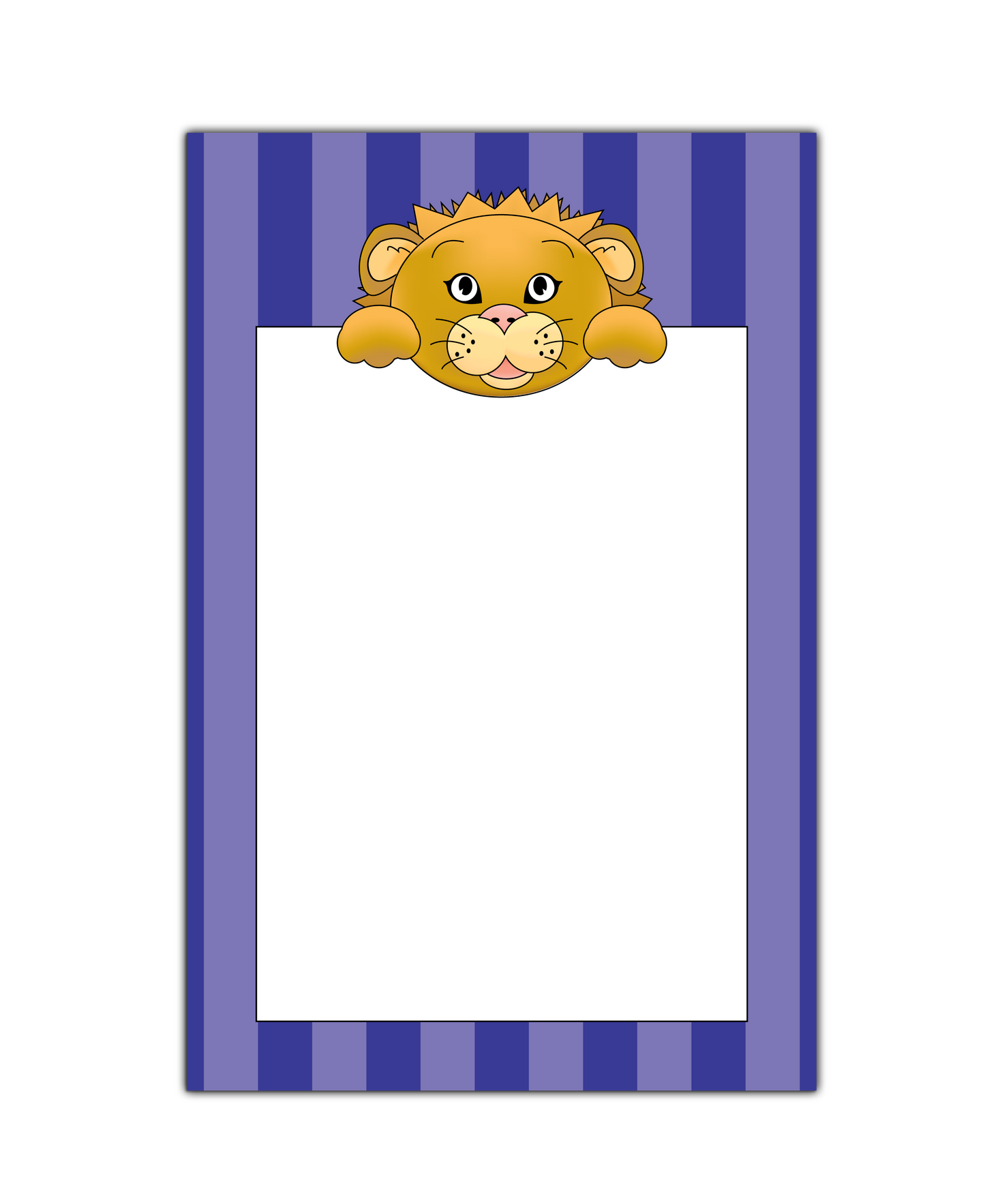 Jungle Animals Lion Notepad