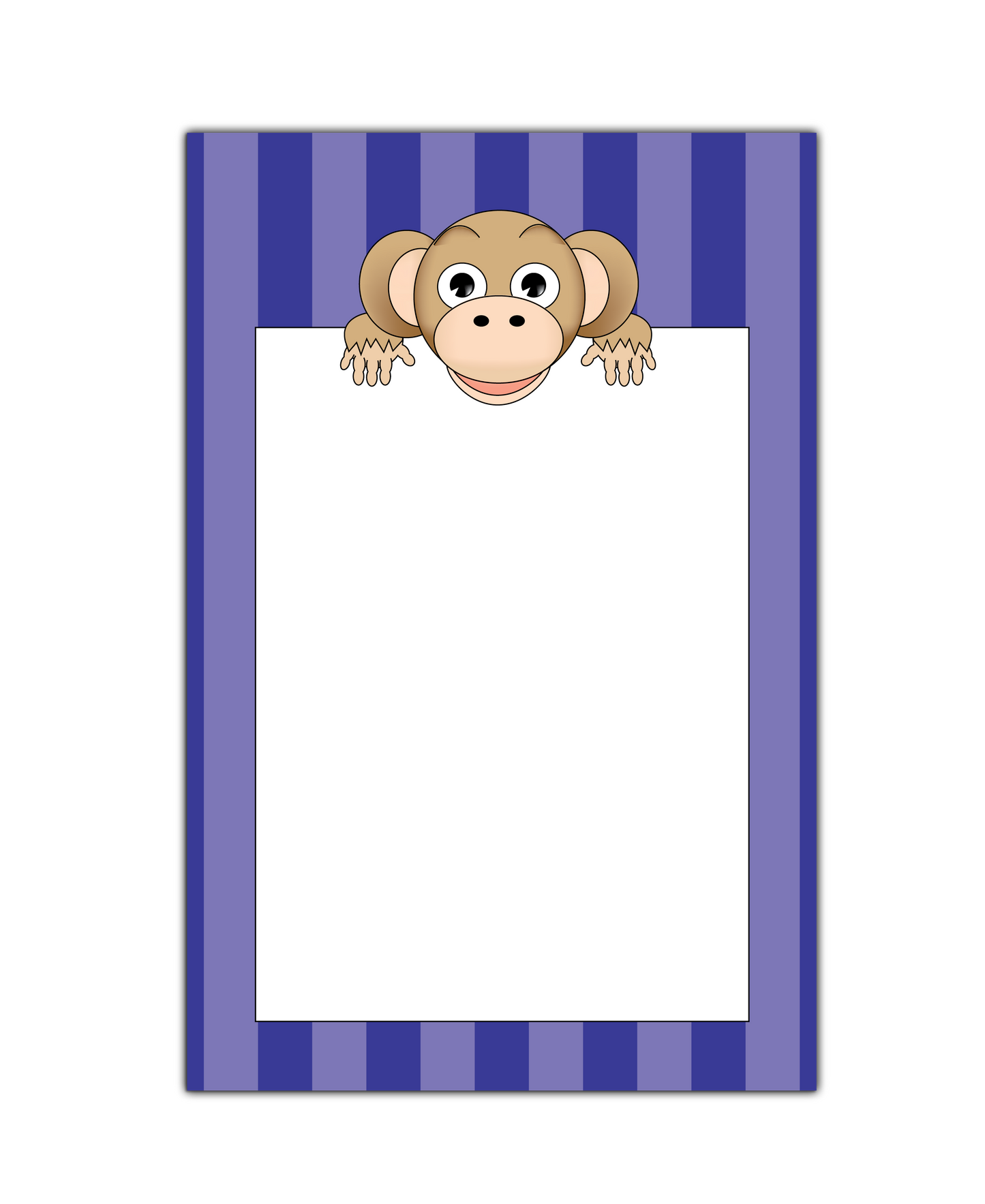 Jungle Animals Monkey Notepad