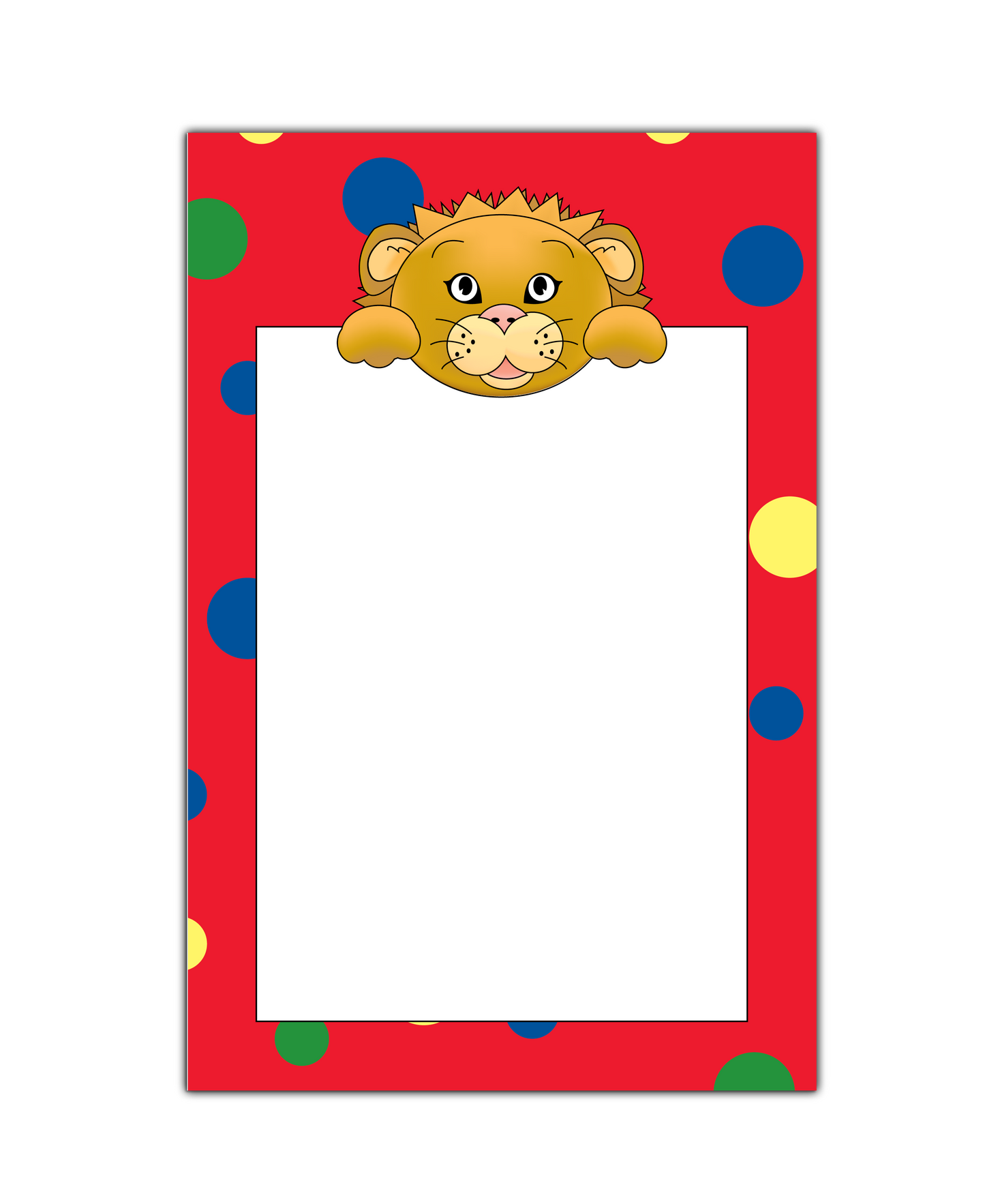 Jungle Animals Lion Notepad