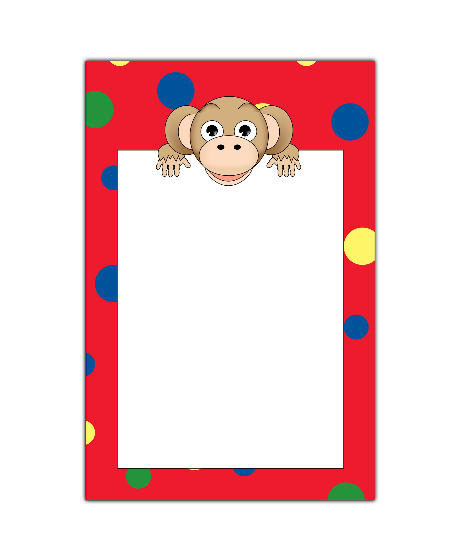 Jungle Animals Monkey Notepad