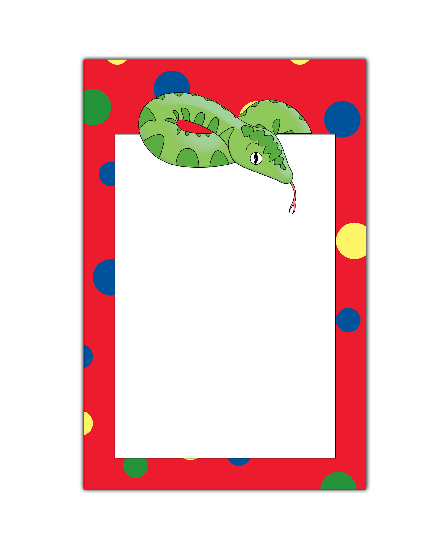 Jungle Animals Snake Notepad