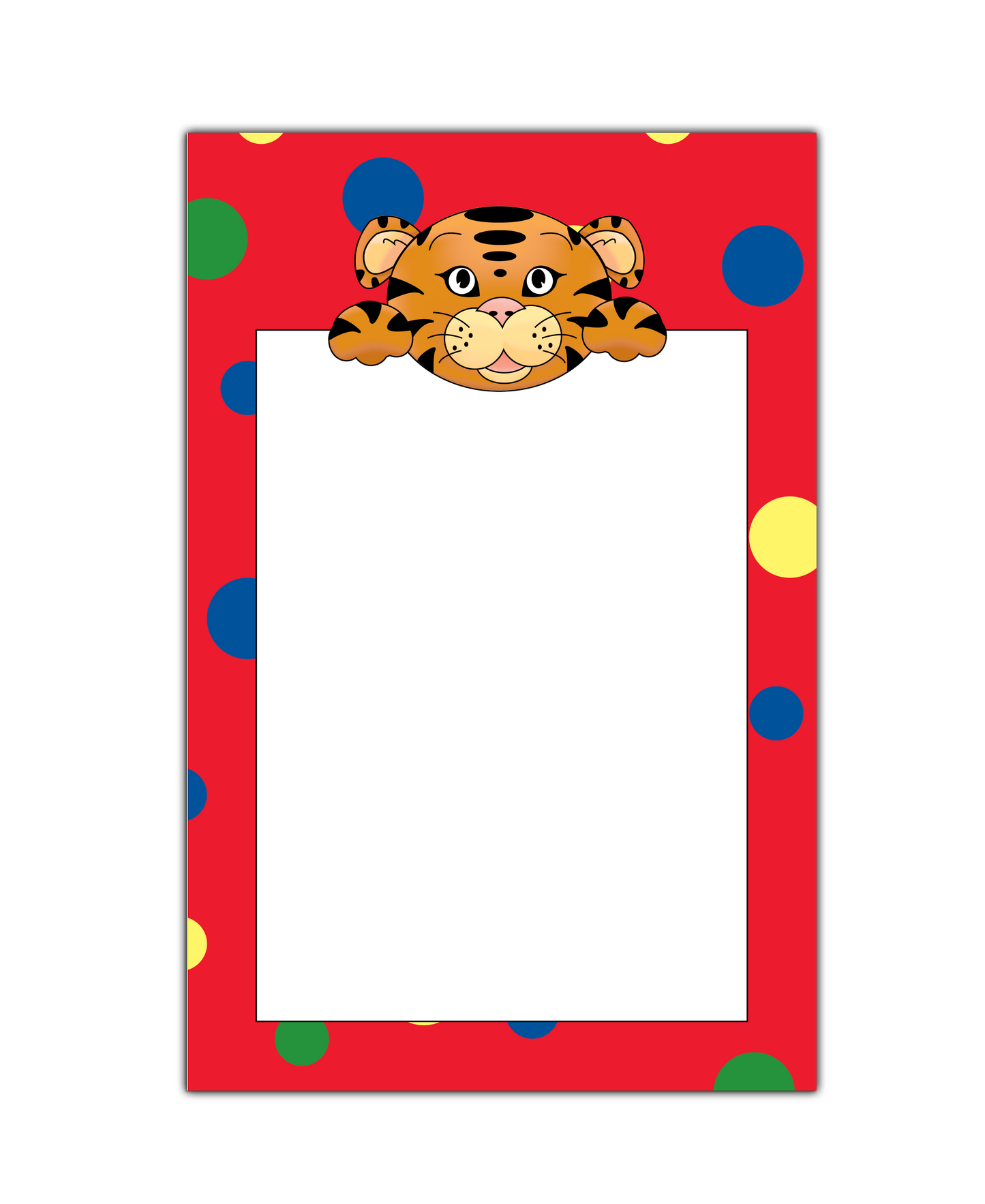 Jungle Animals Tiger Notepad