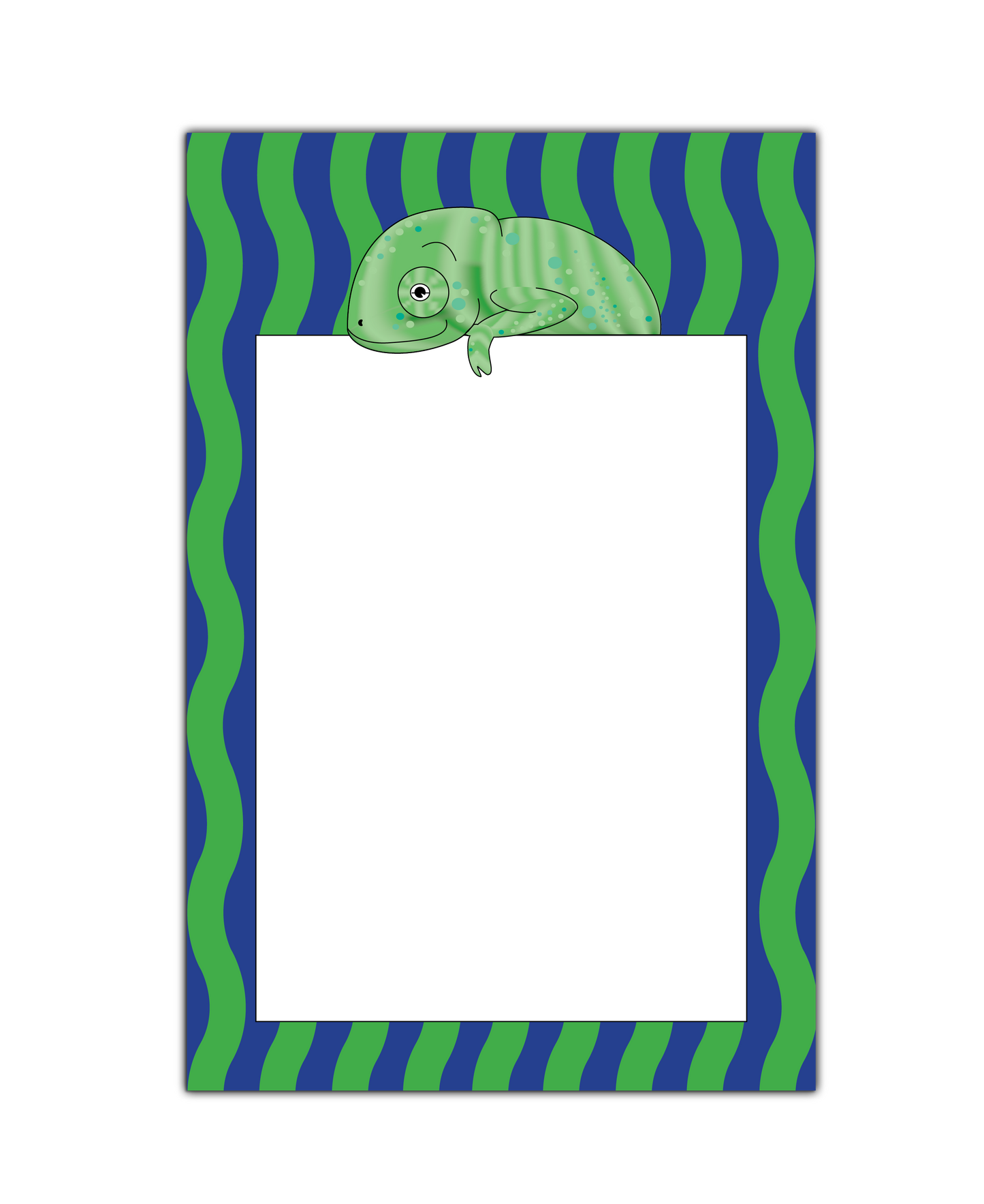 Jungle Animals Chameleon Notepad