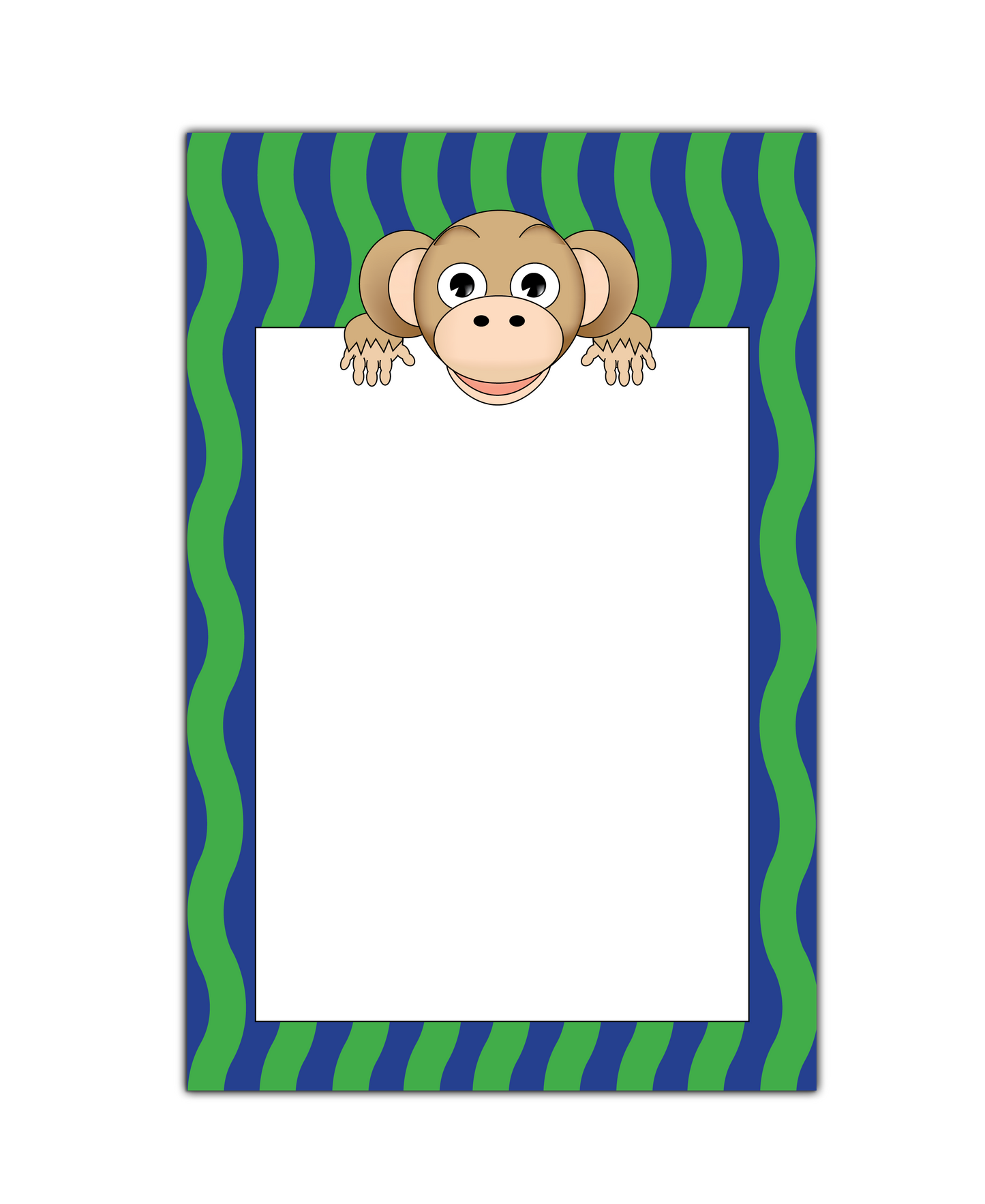 Jungle Animals Monkey Notepad