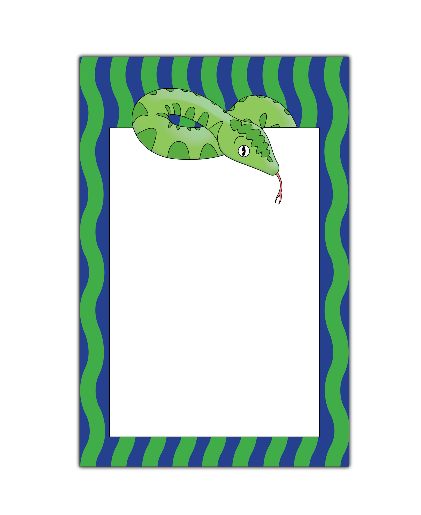 Jungle Animals Snake Notepad