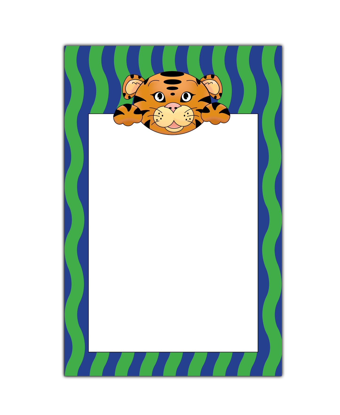 Jungle Animals Tiger Notepad