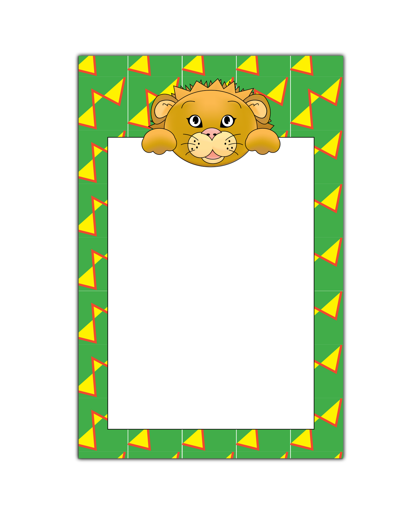 Jungle Animals Lion Notepad