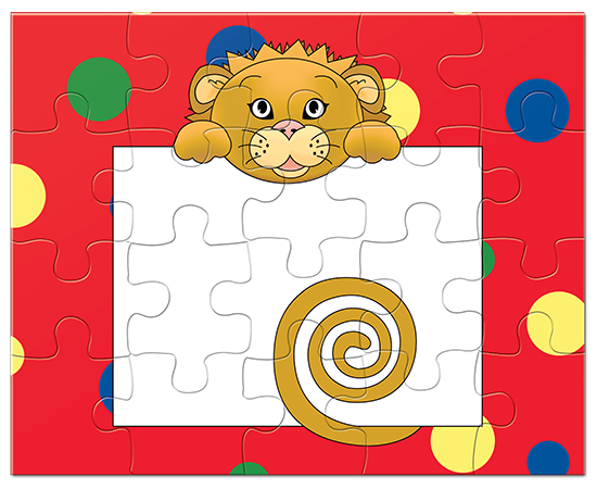 Jungle Animals Lion Puzzle