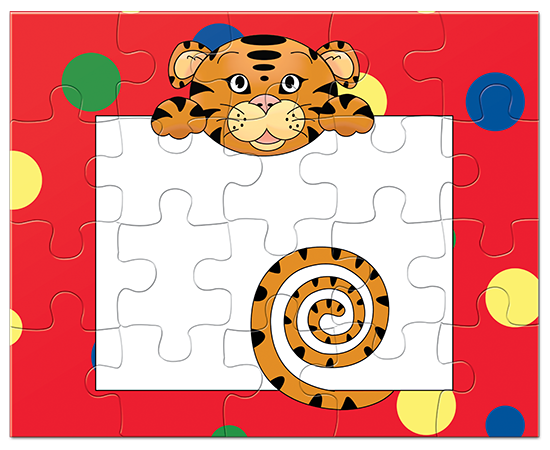 Jungle Animals Tiger Puzzle