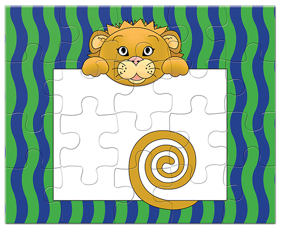 Jungle Animals Lion Puzzle