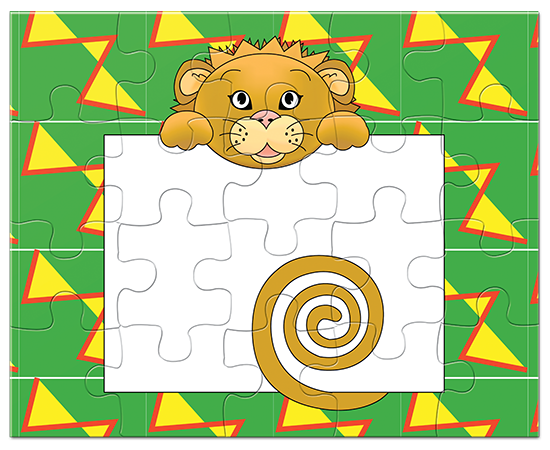 Jungle Animals Lion Puzzle