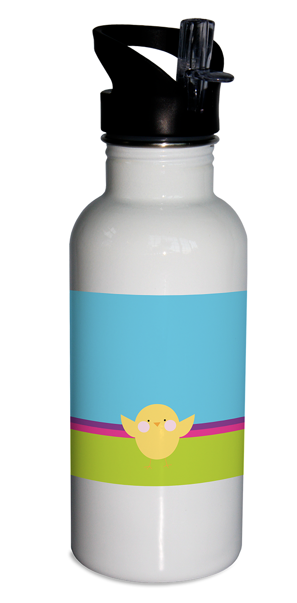 Chick water bottle, stainless steel water bottle, kids' water bottle