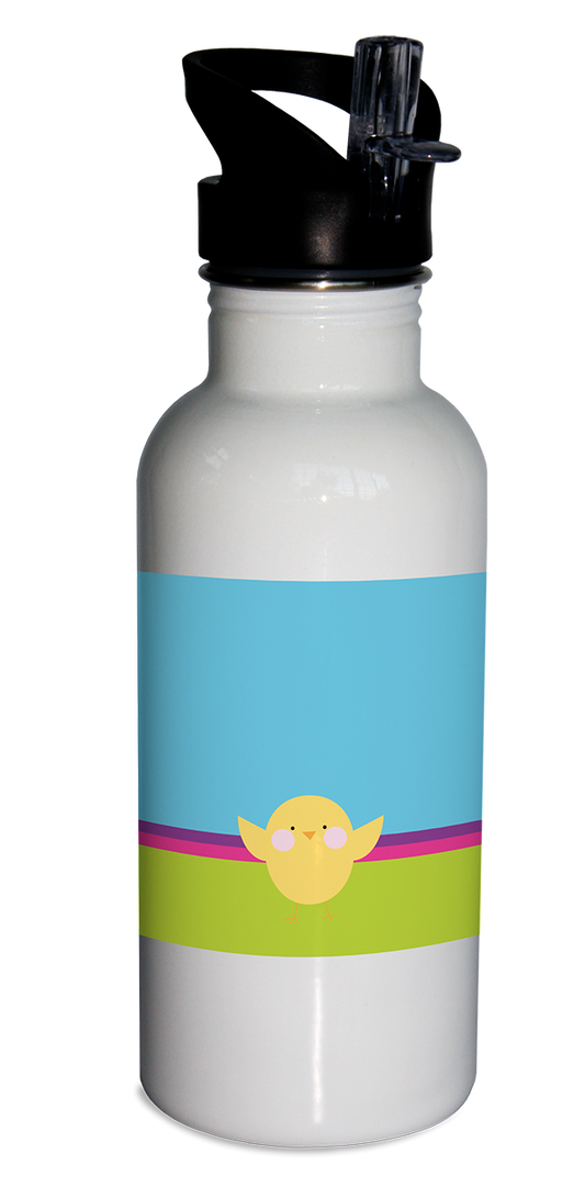 Chick water bottle, stainless steel water bottle, kids' water bottle