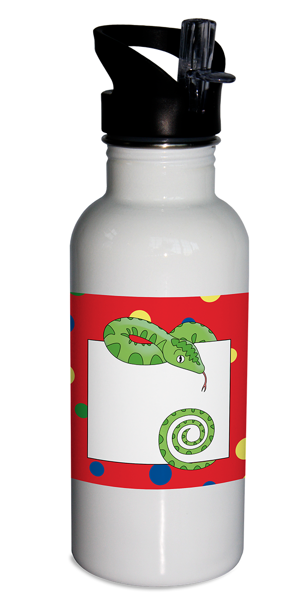 Jungle Animals Snake Water Bottle