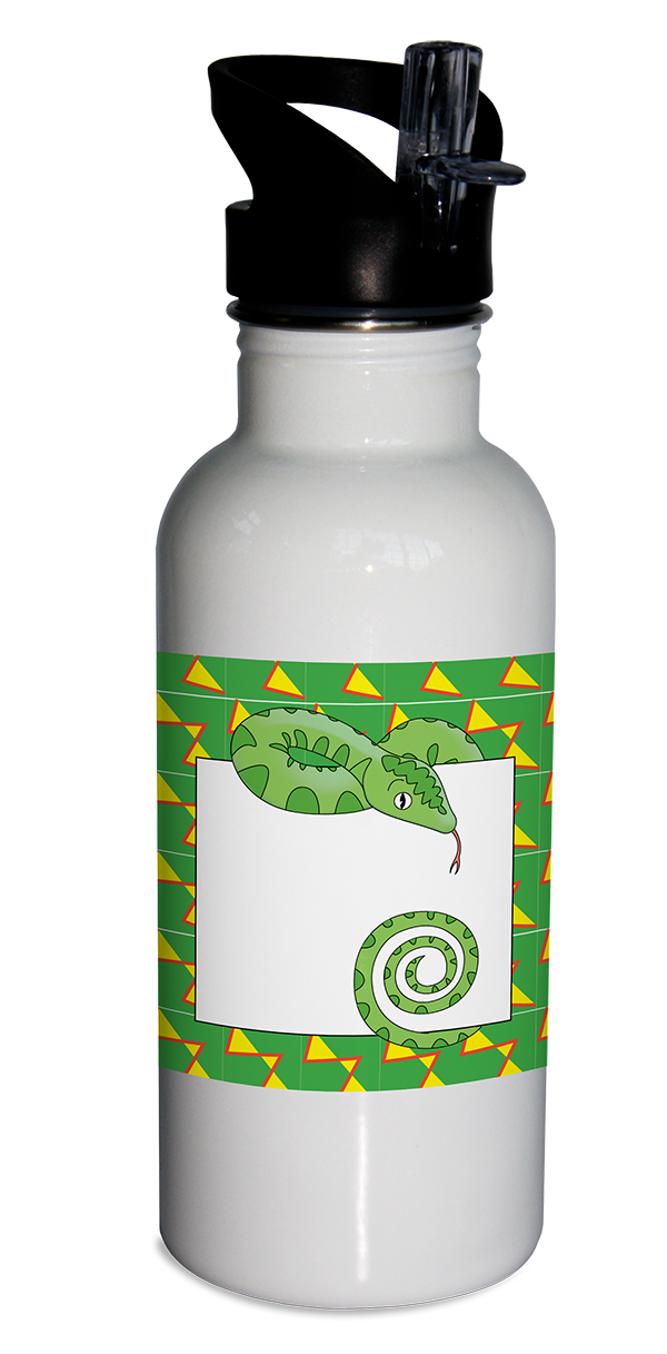 Jungle Animals Snake Water Bottle