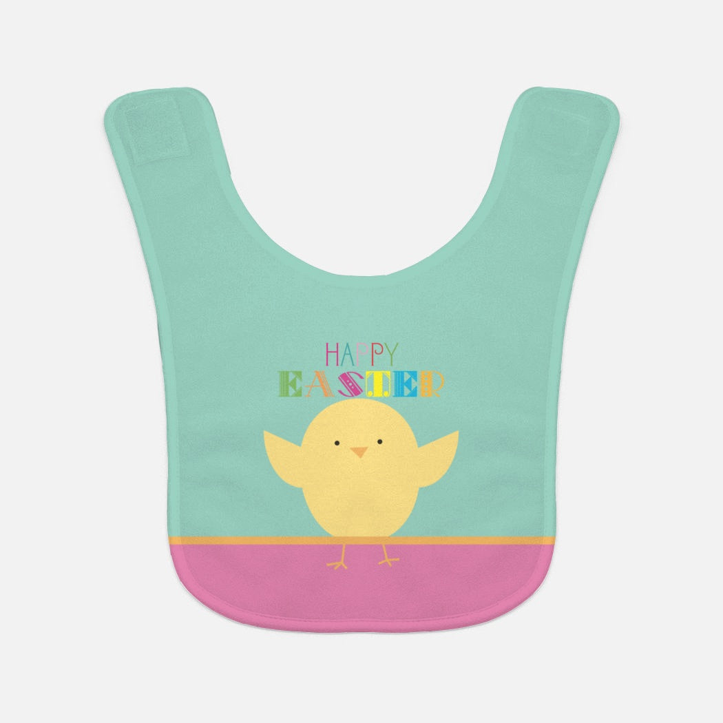 Easter Chick Baby Bib