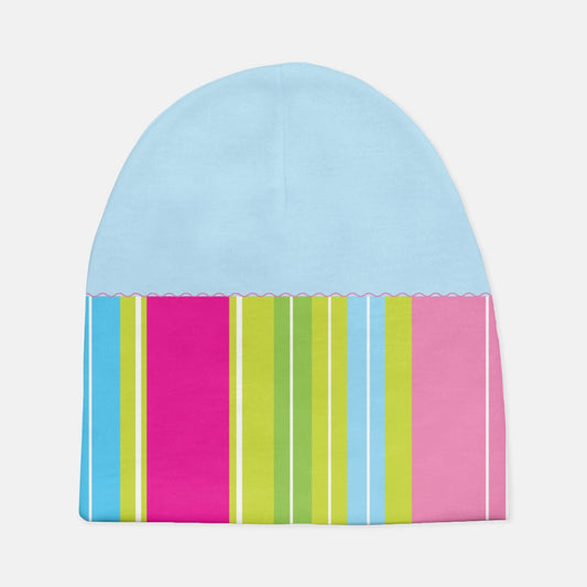 Floating Stripes Baby Beanie Hat