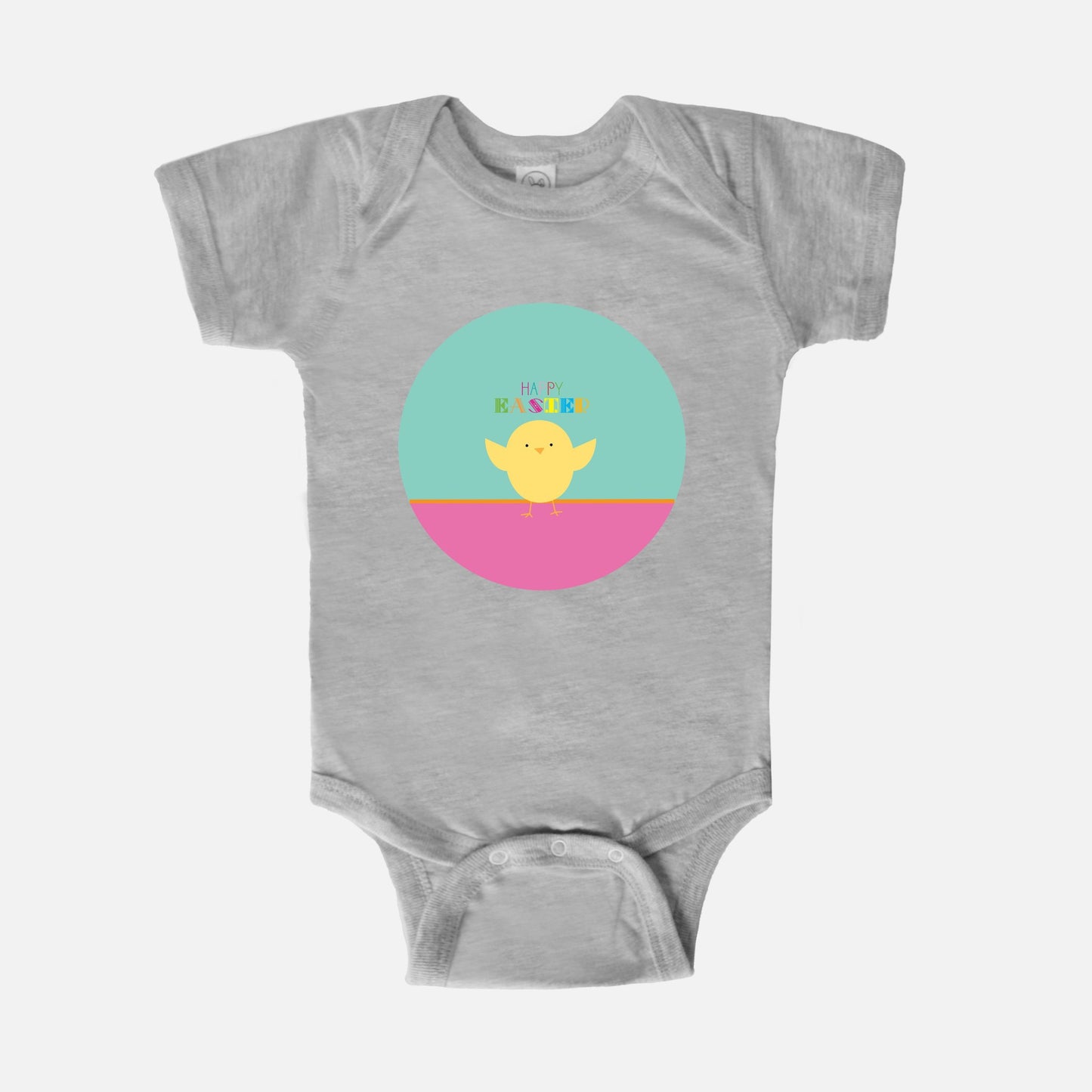 Easter Chick Short-Sleeve Baby Bodysuit