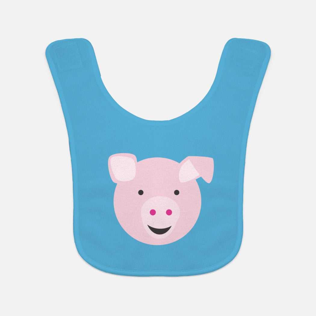 Fantastic Farm Pig Baby Bib