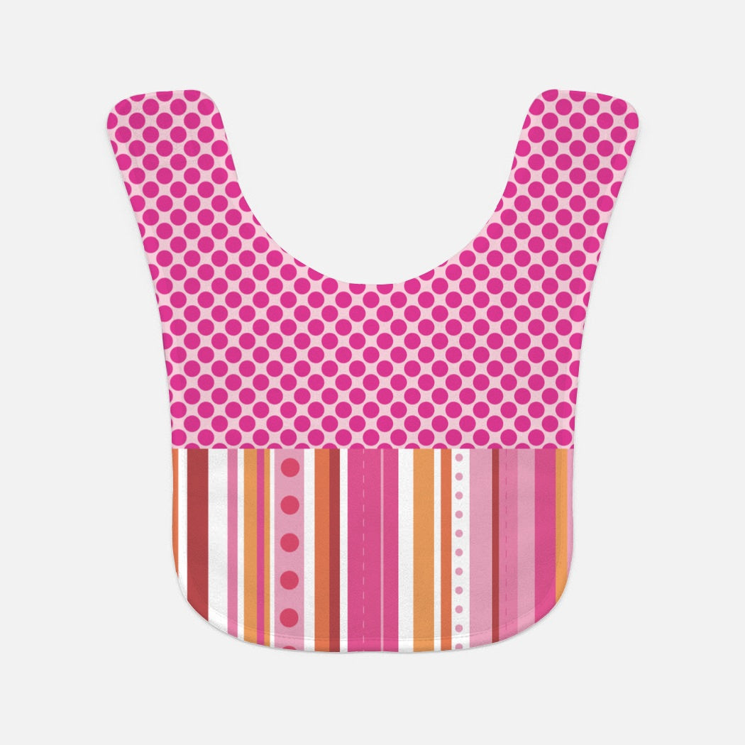 Powerful Pink Paint Baby Bib