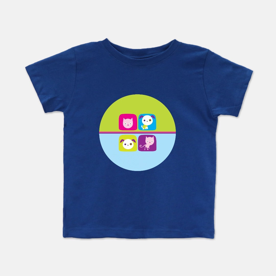 Animal Love Short-Sleeve Toddler Tee