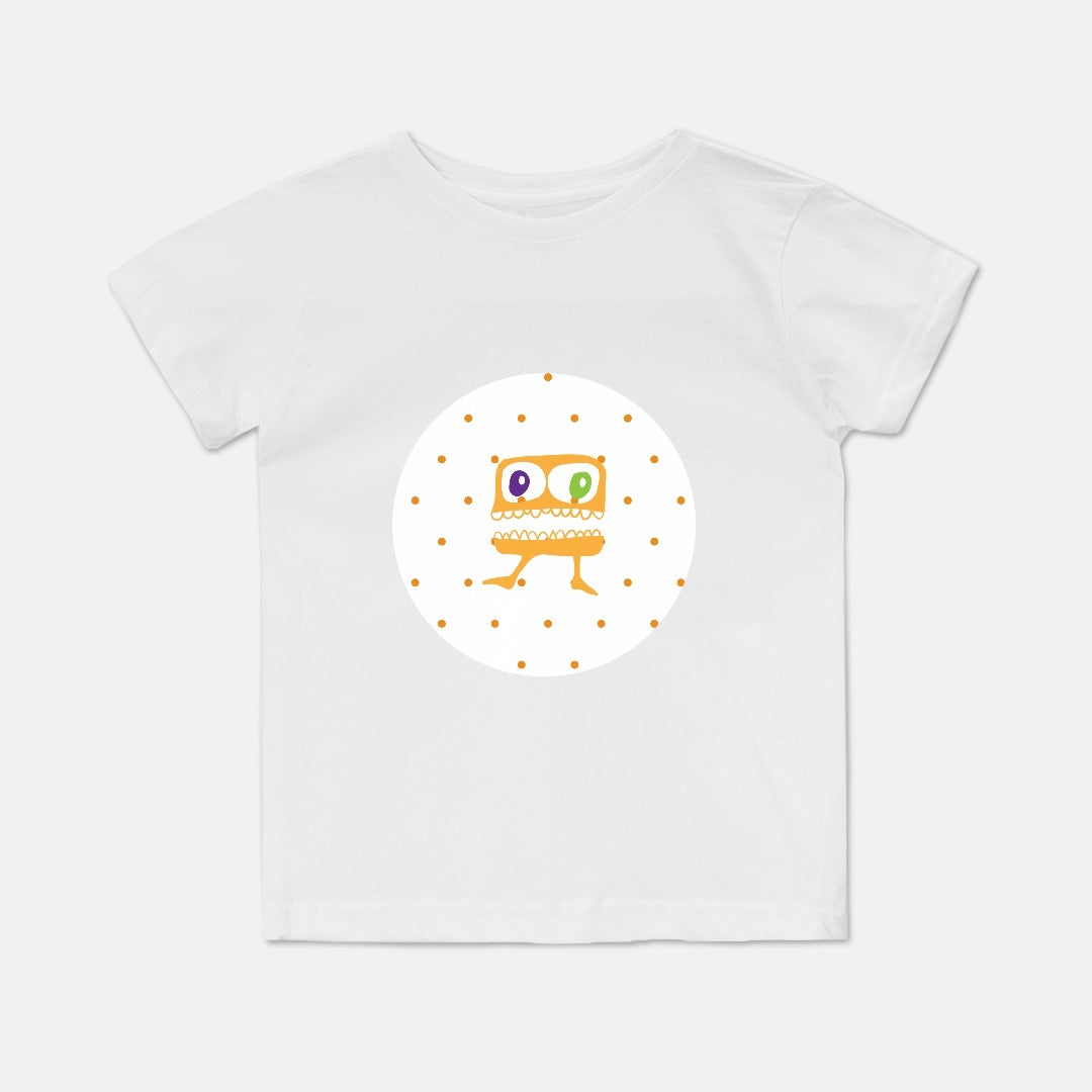 Orange Ogre Short-Sleeve Toddler Tee