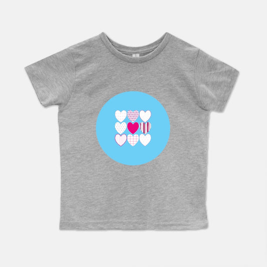 Happy Hearts Short-Sleeve Toddler Tee