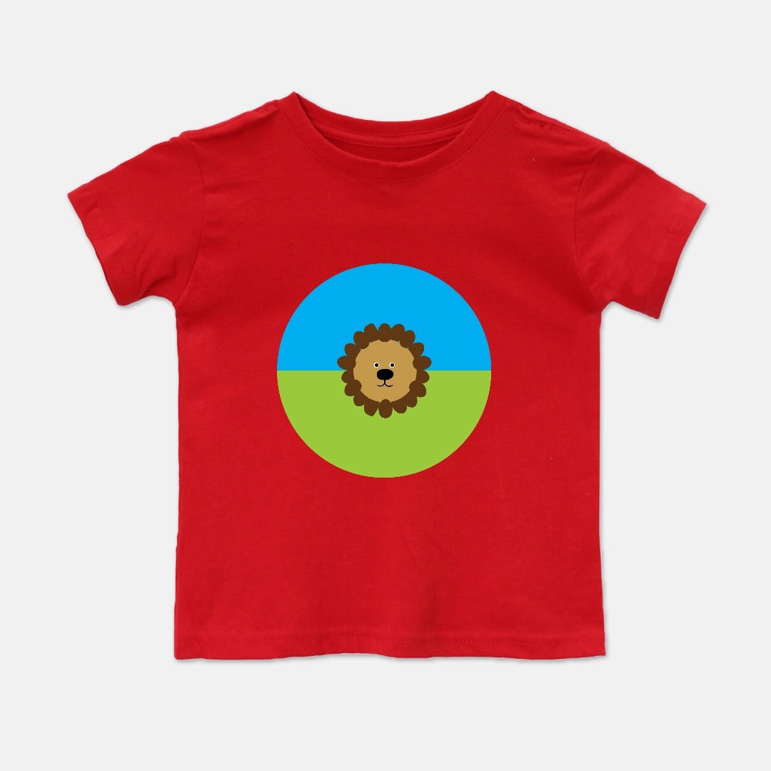 Furry Friends Lion Short-Sleeve Toddler Tee