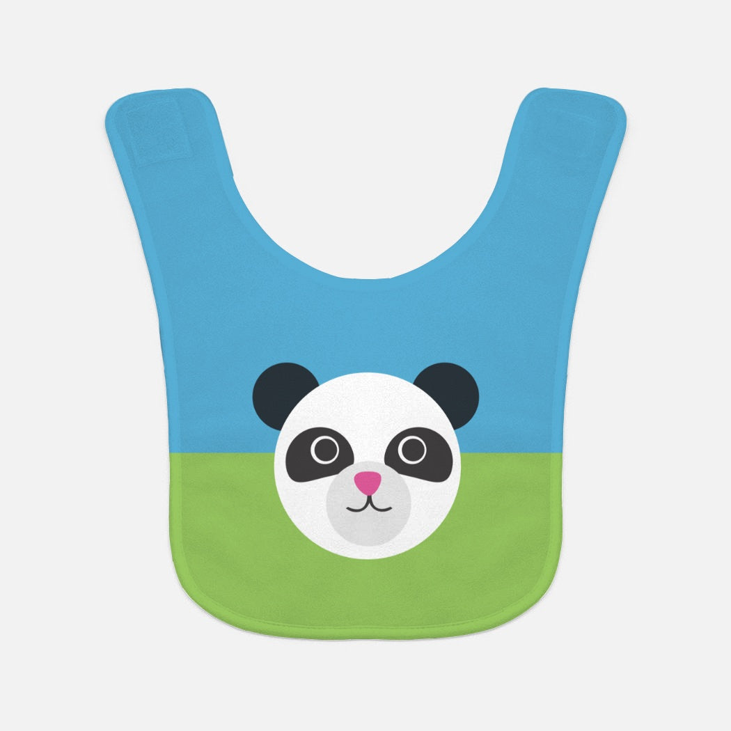 Furry Friends Panda Baby Bib