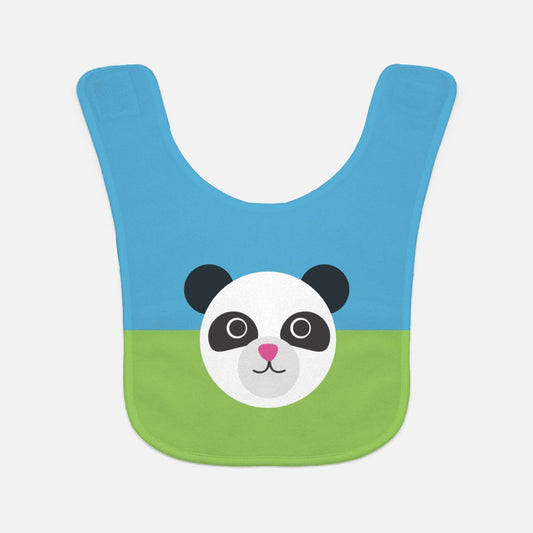 Furry Friends Panda Baby Bib