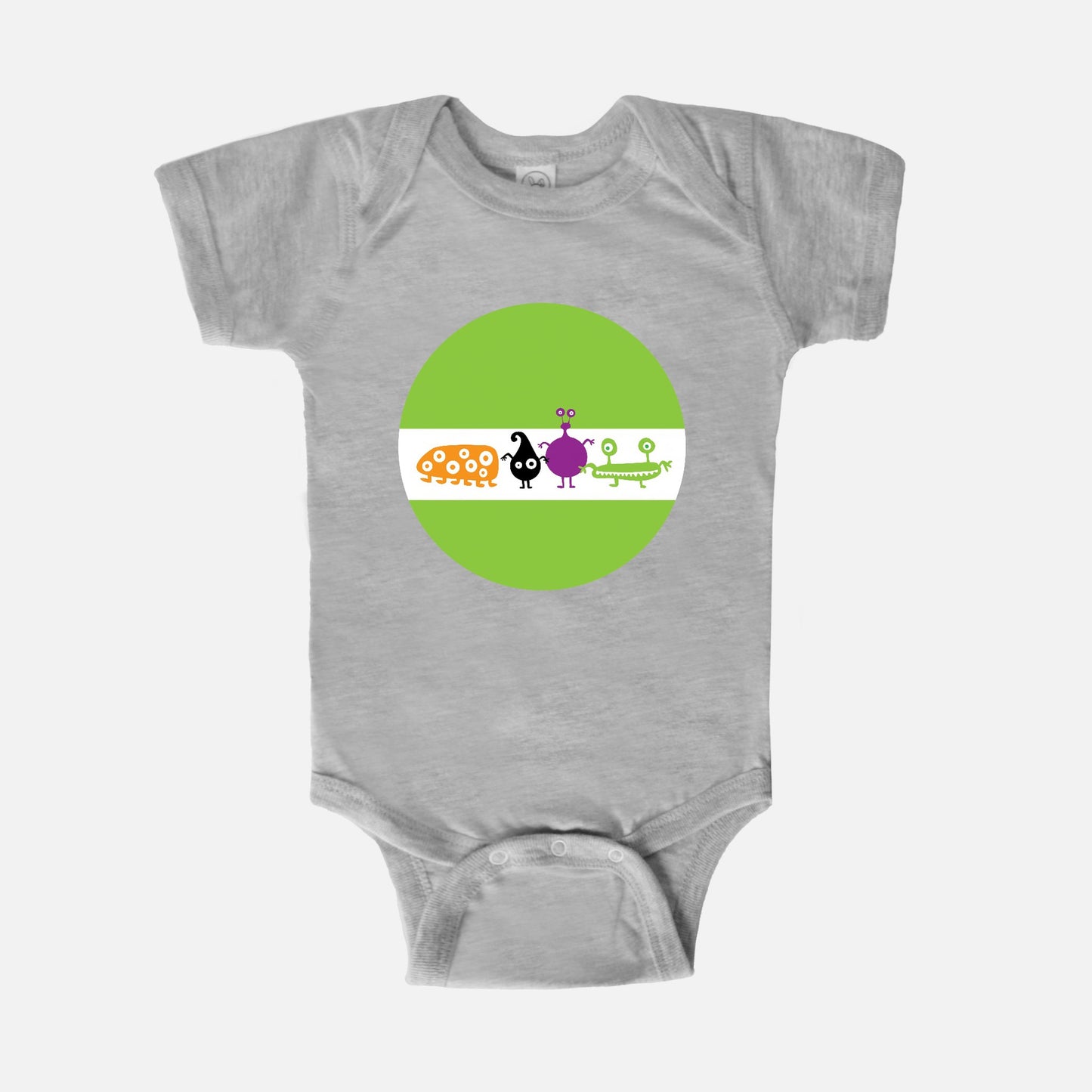 Monster Madness Short-Sleeve Baby Bodysuit