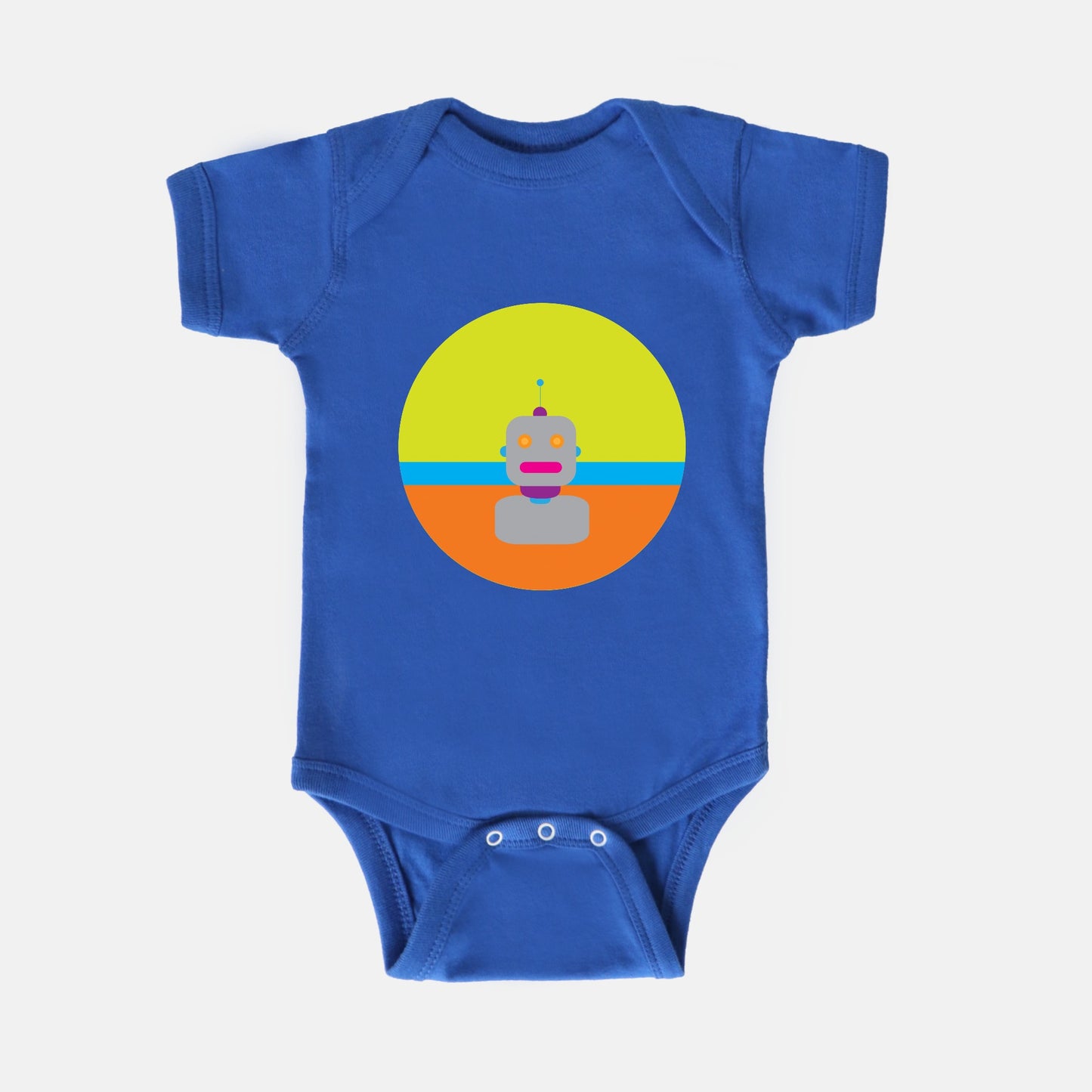 Rhetorical Robot Short-Sleeve Baby Bodysuit