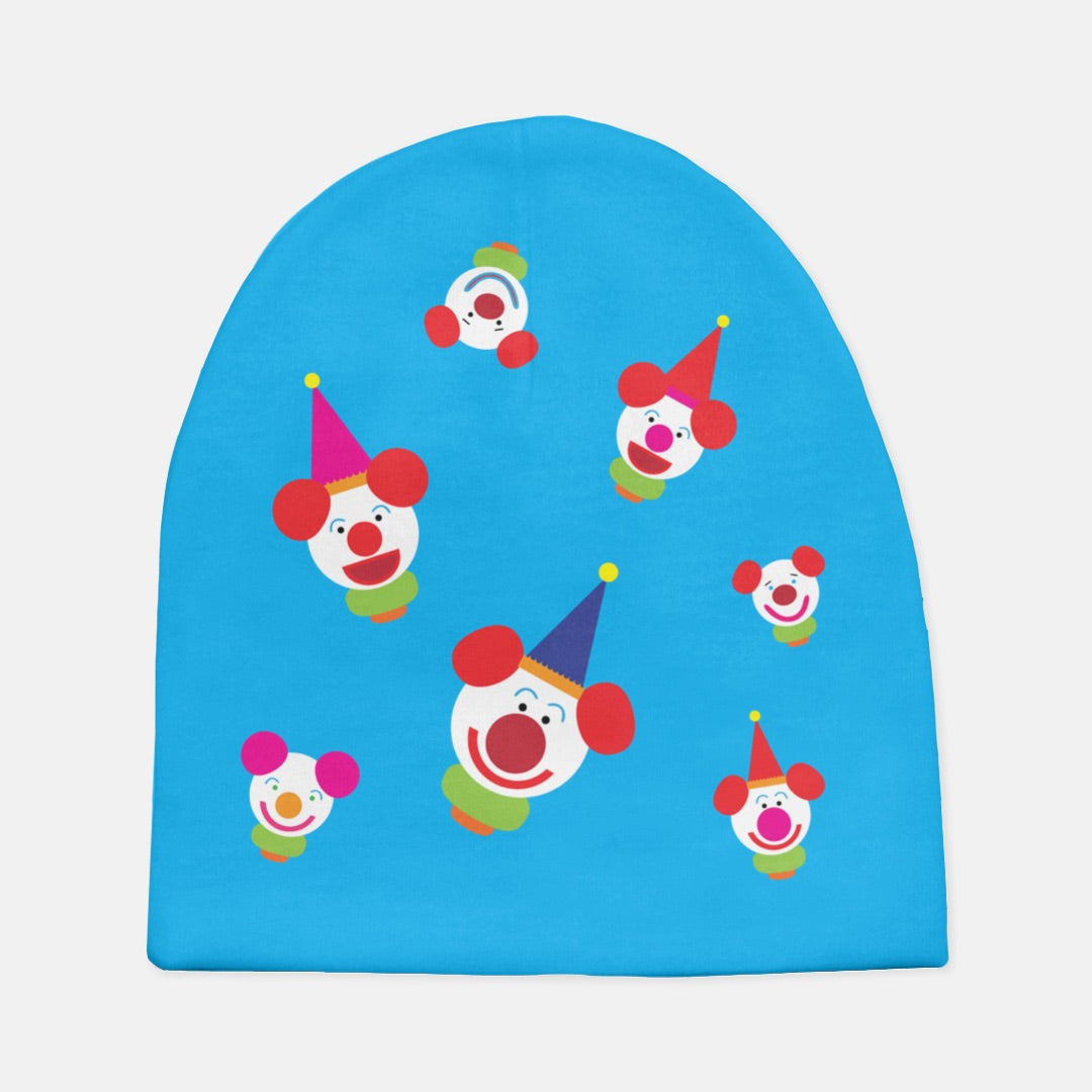 Laughing Clowns Baby Beanie Hat