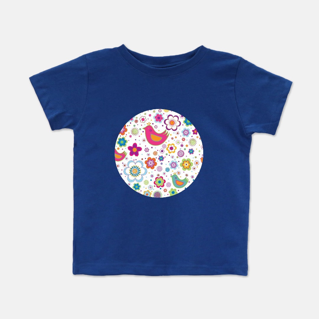 Bird Menagerie Short-Sleeve Toddler Tee