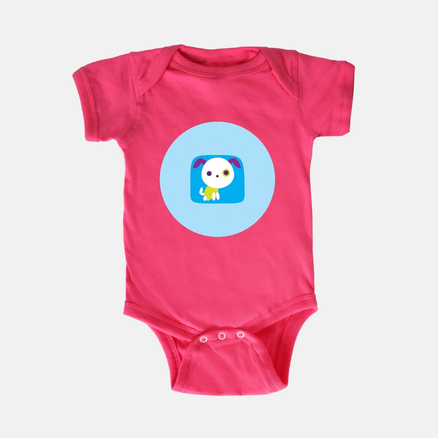 Perfect Puppy Short-Sleeve Baby Bodysuit