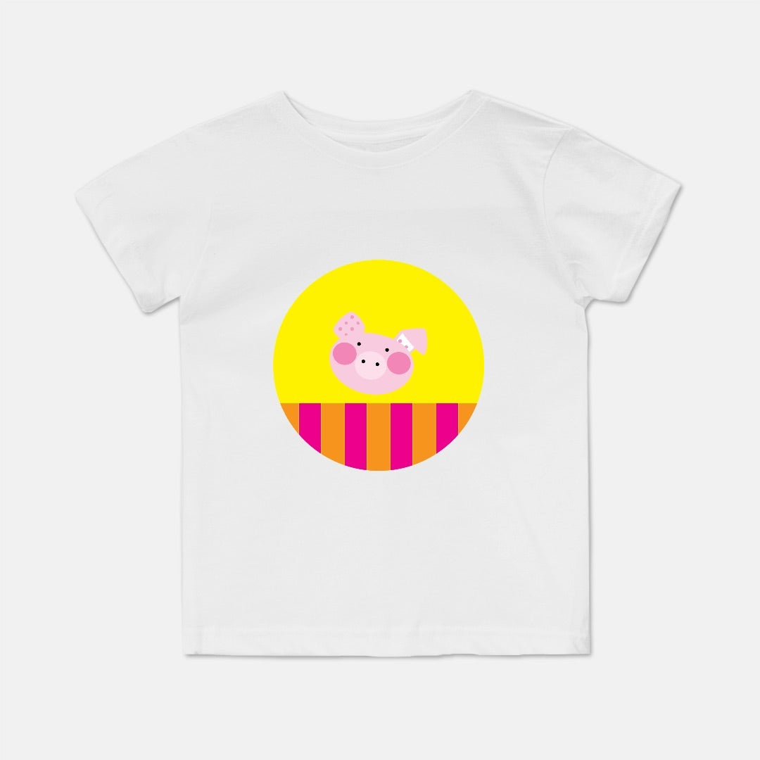 Happy Piggy Short-Sleeve Toddler Tee