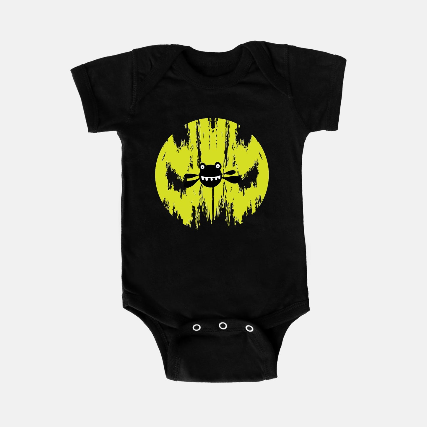 Black Beast Short-Sleeve Baby Bodysuit