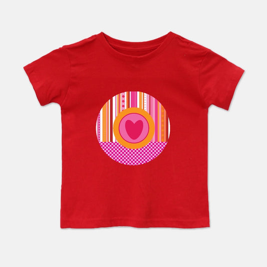 Powerful Pink Paint Short-Sleeve Toddler Tee