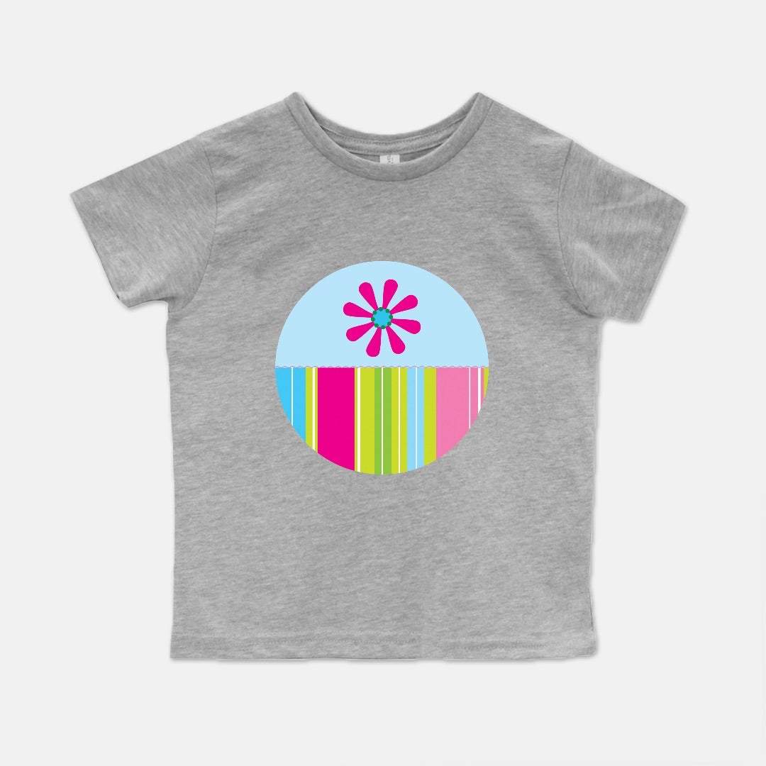 Floating Stripes Short-Sleeve Toddler Tee