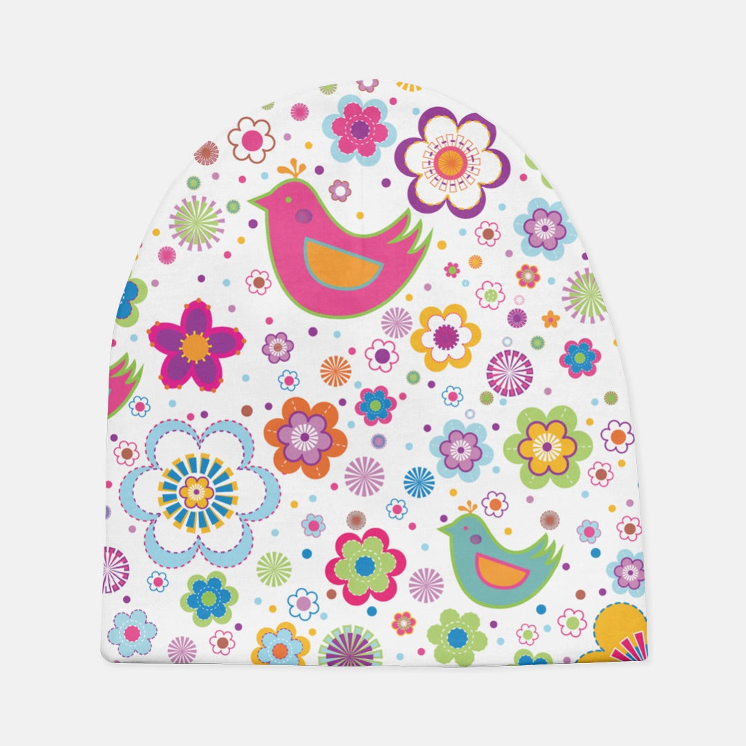 Bird Menagerie Baby Beanie Hat