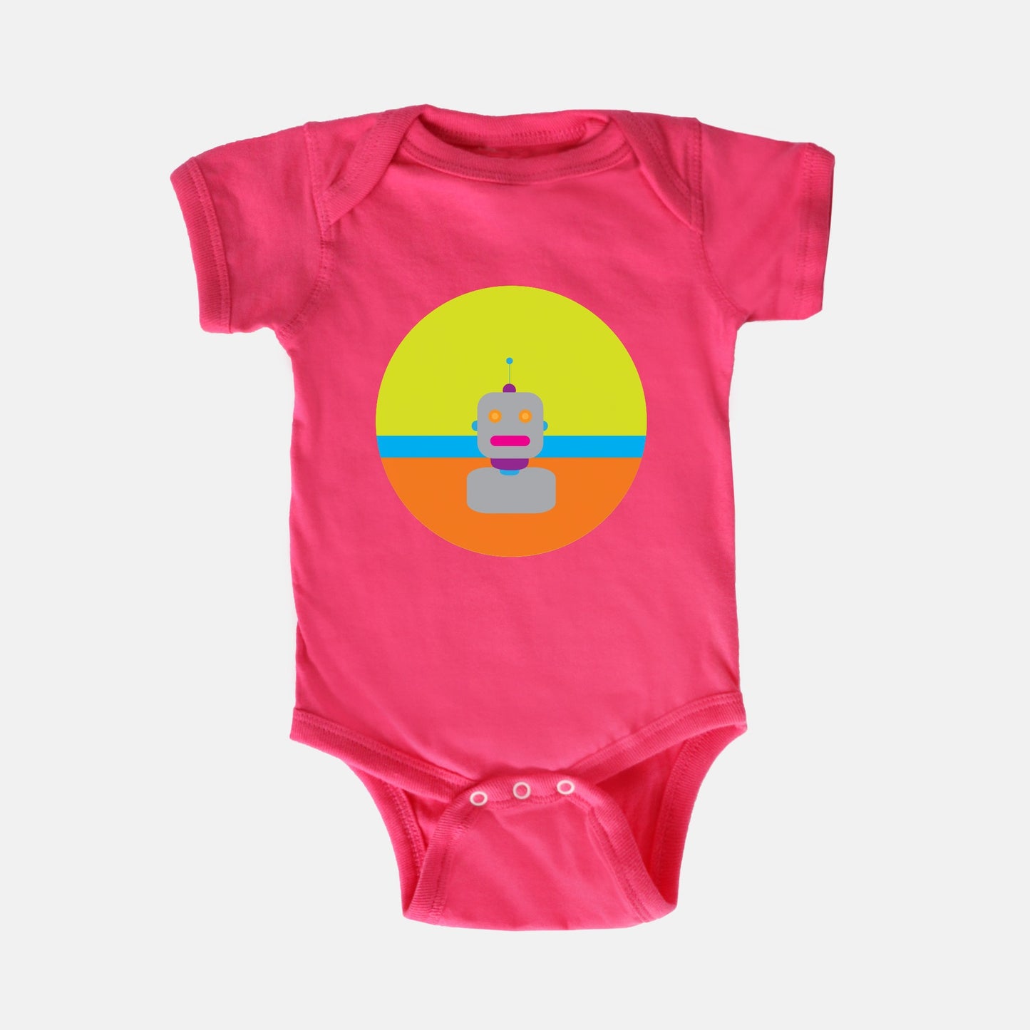 Rhetorical Robot Short-Sleeve Baby Bodysuit