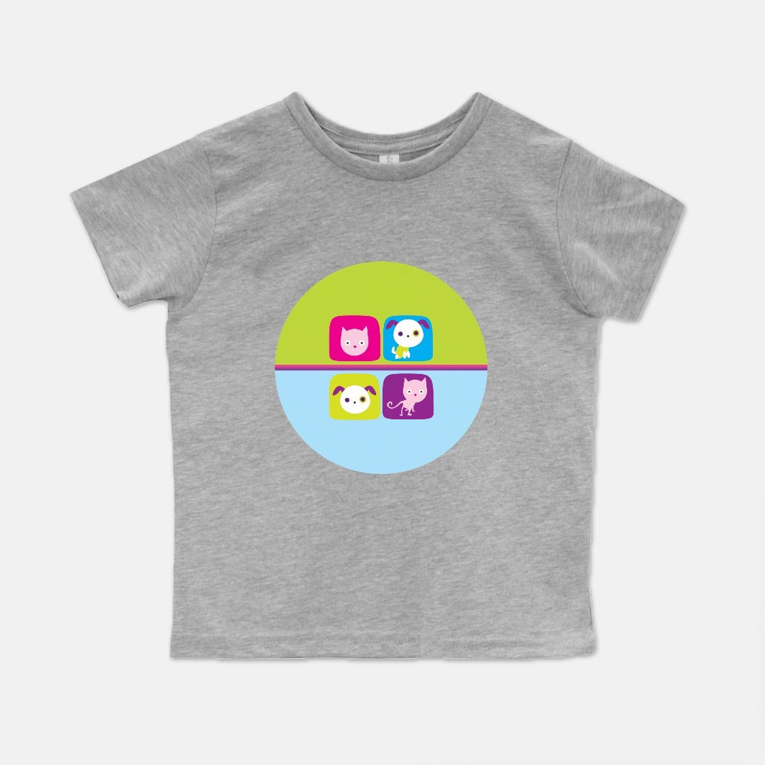 Animal Love Short-Sleeve Toddler Tee