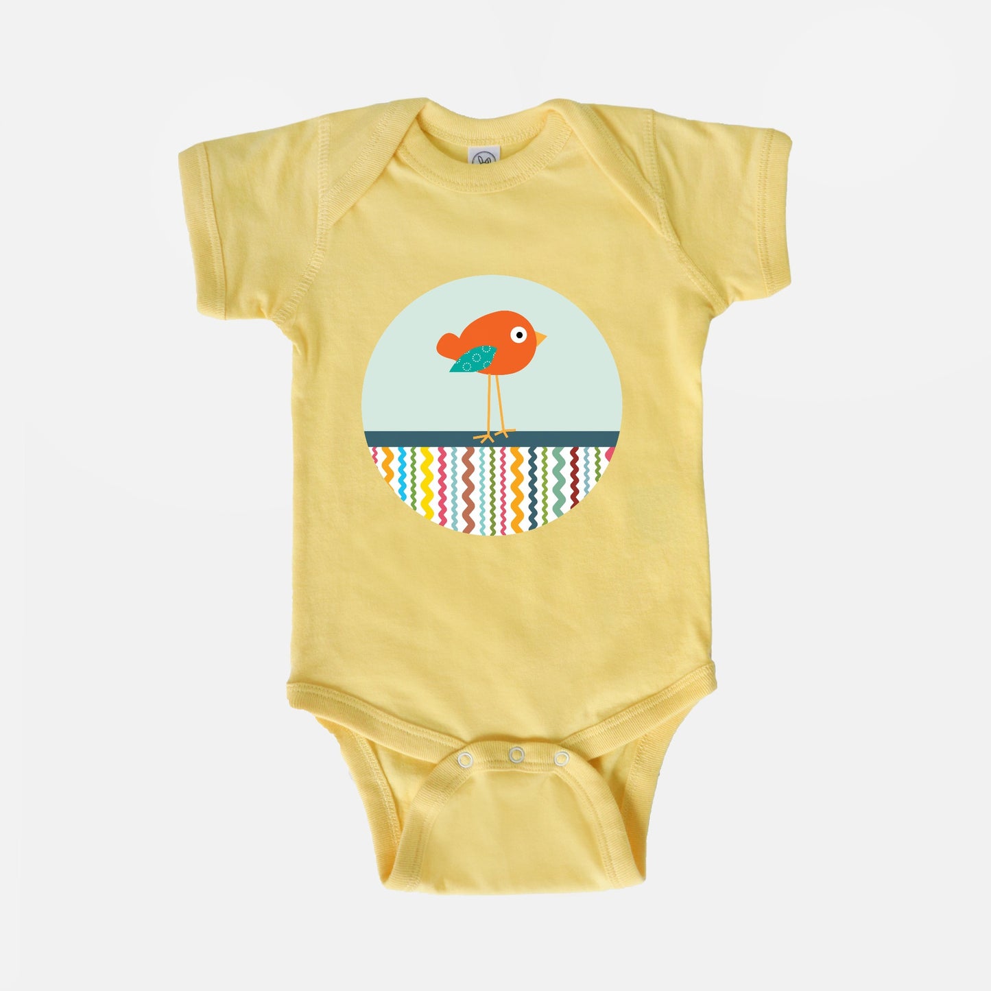 Birdie Squiggles Baby Bodysuit