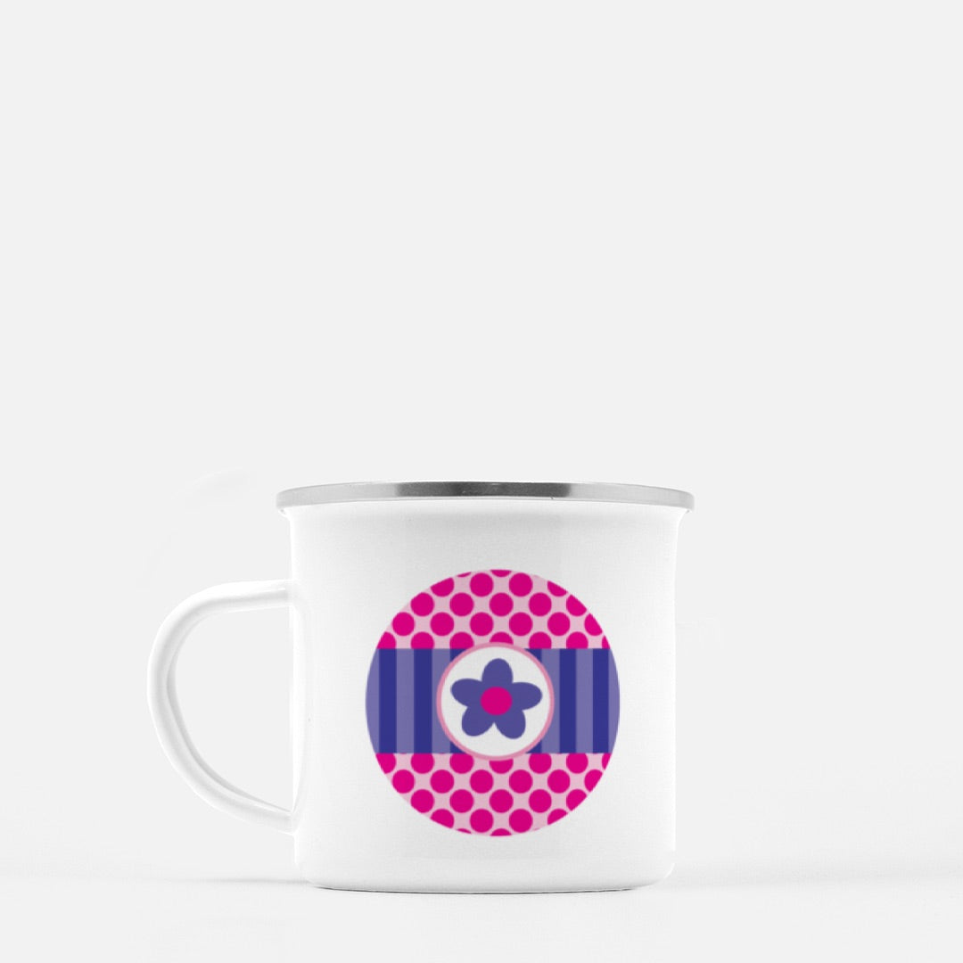 Big Pink Polka Dots 10-oz. Camp Mug