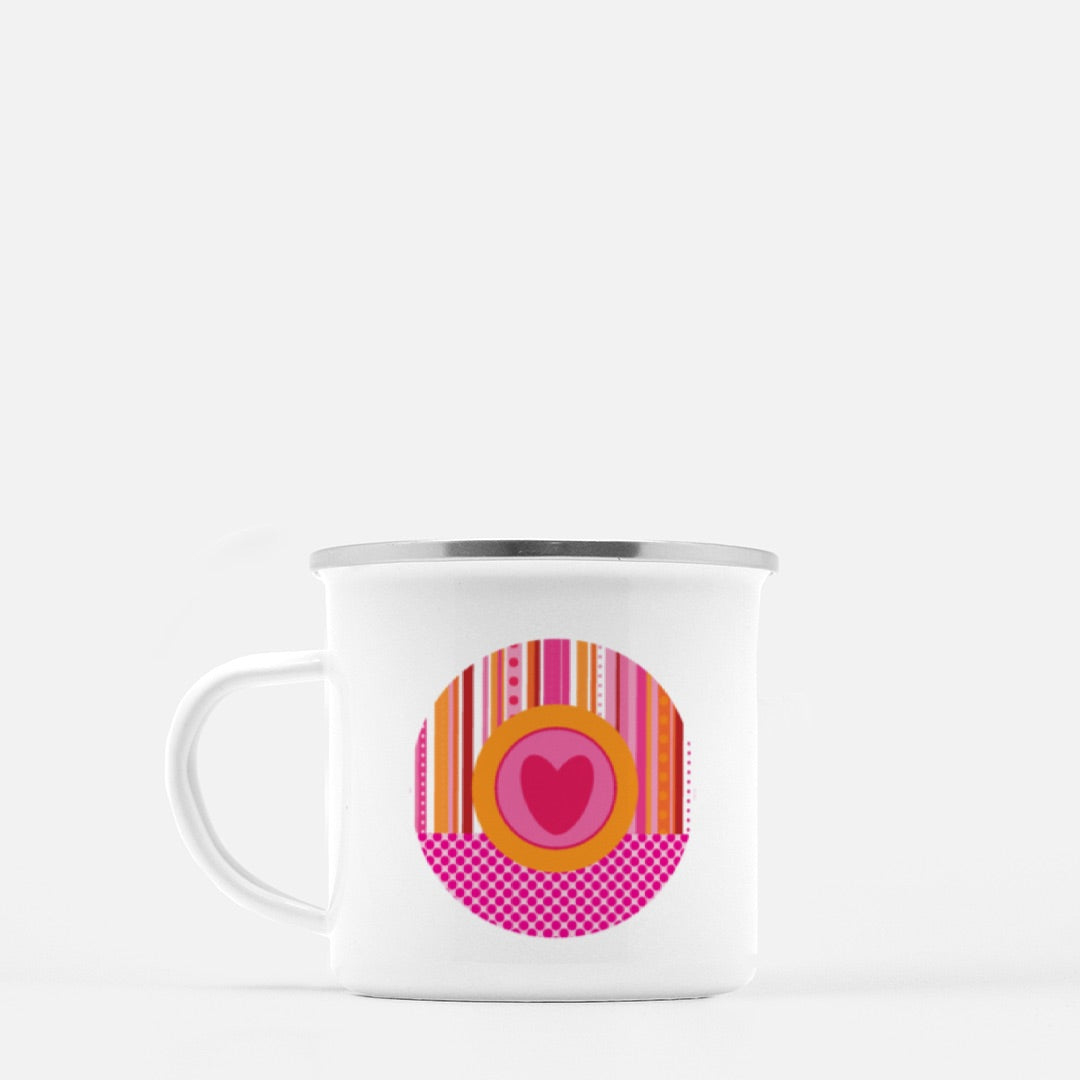 Powerful Pink Paint 10-oz. Camp Mug