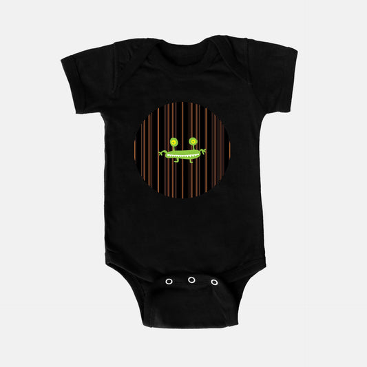 Green Ghoul Short-Sleeve Baby Bodysuit