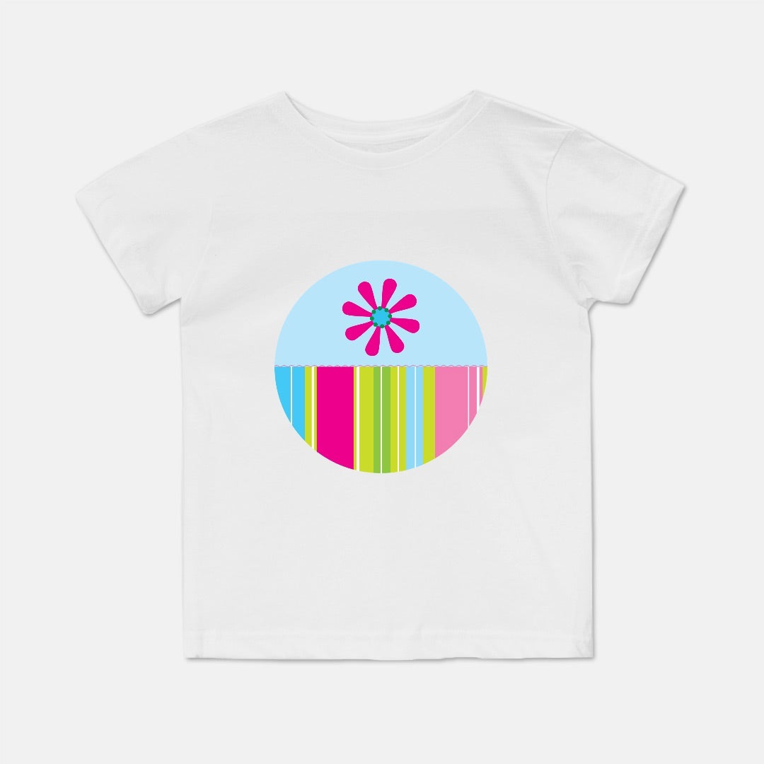 Floating Stripes Short-Sleeve Toddler Tee