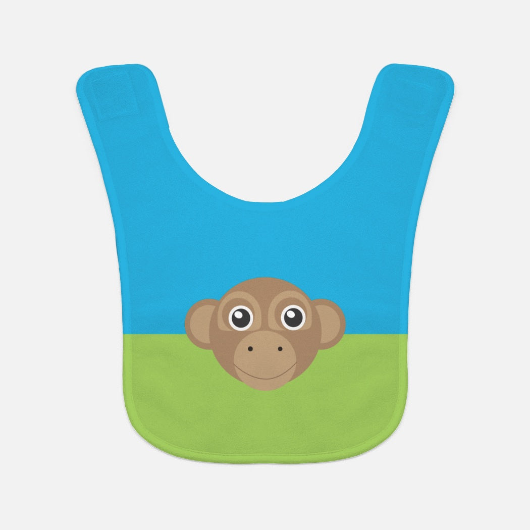 Let’s Go Bananas Monkey Baby Bib