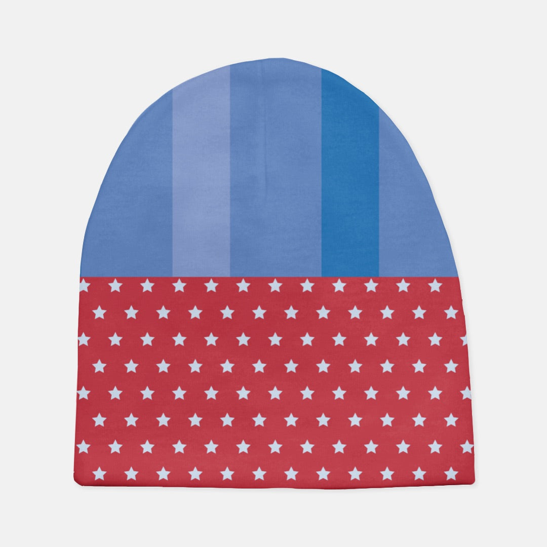 Star Spangled Coordinating Baby Beanie Hat